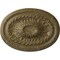 Ekena Millwork Saverne Ceiling Medallion, Hand-Painted Mississippi Mud Crackle, 18 1/2"W x 13 1/2"H x 1 7/8"P CM18SAMMC - alternate 1